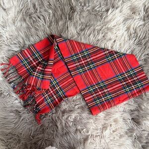 Red Plaid Scarf